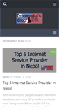 Mobile Screenshot of deependrac.com.np